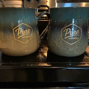 Pure Muskoka coffee mugs extra large.